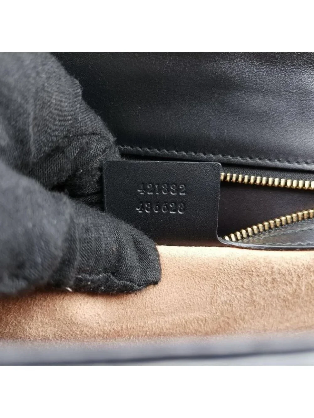 Gucci Sylvie Black Green Red Leather Messenger Bag - Picture 11 of 15